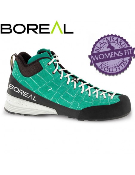 Flyers mid W (Green) - Zapato de aproximación de media caña para mujer - Boreal