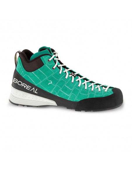 Flyers mid W (Green) - Zapato de aproximación de media caña para mujer - Boreal
