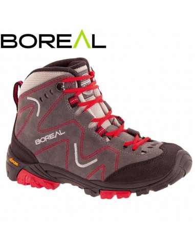 Aspen Jr (Black/Red) - Bota de trekking infantil con suela vibram - Boreal