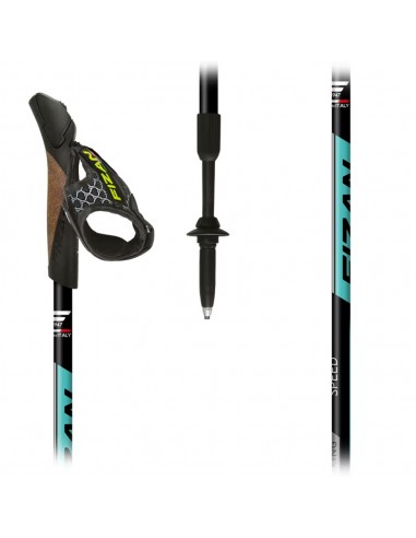 Vitesse (Océan) - Bastions pour la marche nordique télescopique de 2 Extraits en aluminium - Fizan