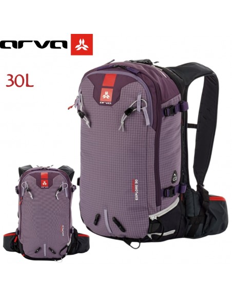 ARBAG EXPLORE 30 SWITCH (Violet) - Sac à dos pour coussin gonflable Freeride - Arva