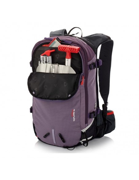 ARBAG EXPLORE 30 SWITCH (Violet) - Sac à dos pour coussin gonflable Freeride - Arva