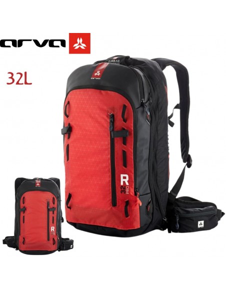 AERBAG R32 PRO FLEX RED - Sac à dos pour coussin gonflable Freeride tecnica - Arva