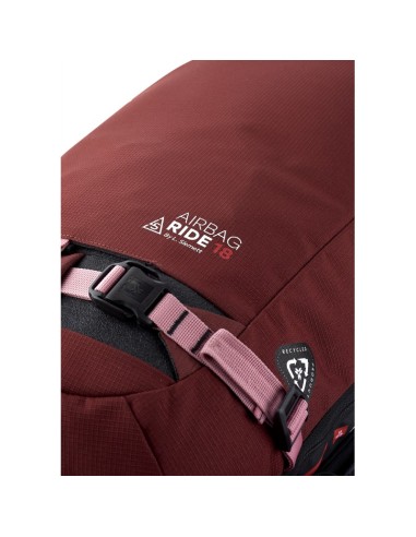 AIRBAG RIDE18 SWITCH (Bourgogne) - Sac à dos pour coussin gonflable Freeride - Arva