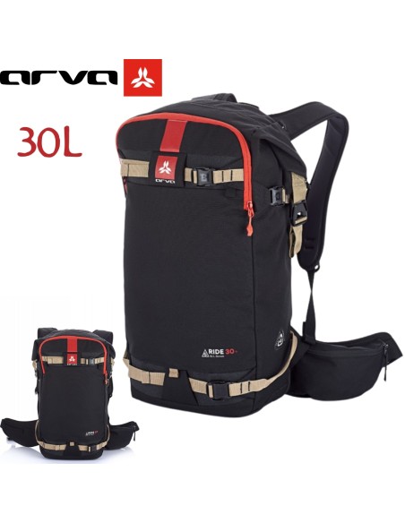 Ride 30L (Noir) - Sac à dos technique pour le ski de fond - Arva