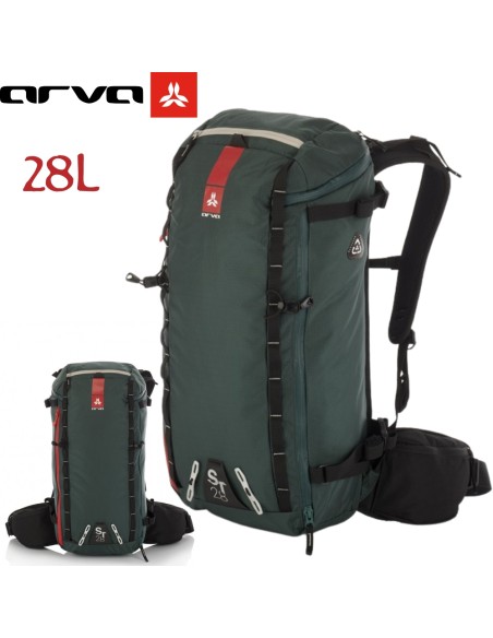 ST28 (Vert) - Sac à dos technique pour le ski de fond et l'escalade - Arva