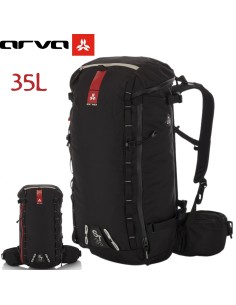 ST35 (Noir) - Sac à dos technique pour le ski de fond et l'escalade - Arva