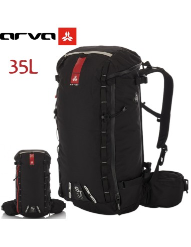 ST35 (Noir) - Sac à dos technique pour le ski de fond et l'escalade - Arva