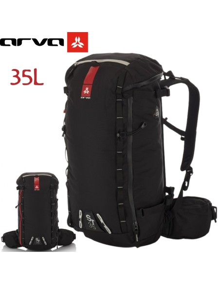 ST35 (Noir) - Sac à dos technique pour le ski de fond et l'escalade - Arva