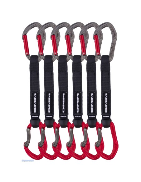 Pack 6 Alpha Sport Set 18cm Red - DMM