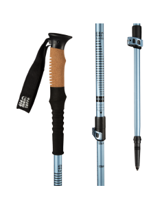 Off (Azul/Negro) - bâton de randonnée en liège avec fermeture rapide - Elementerre 2