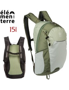 Talca (Verde) - Mochila de 15 litros para trekking - Elementerre