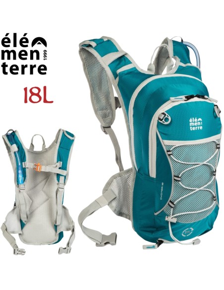 Dyoter (Turquoise) - Sac à dos technique de 18 litres pour trekking - Elementer