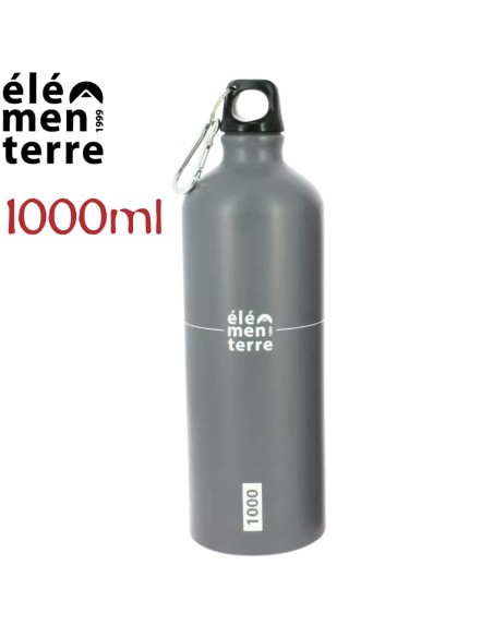 Poire 1000 (gris/blanc) - 1000 ml Botelle en aluminium - Elementer