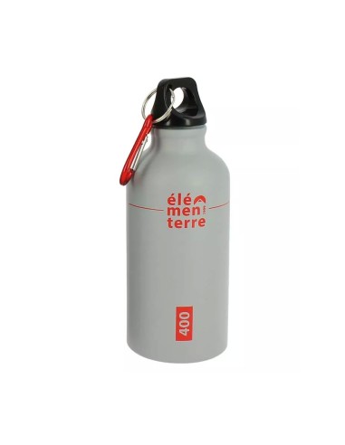 Poire 400 (gris/rouge) - 400 ml Botelle en aluminium - Elementer