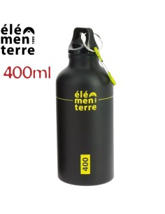 Poire 400 (noir/jaune) - 400 ml Botelle en aluminium - Elementer