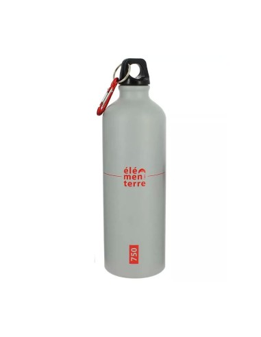 Poire 750 (gris/rouge) - 750 ml Botelle en aluminium - Elementer