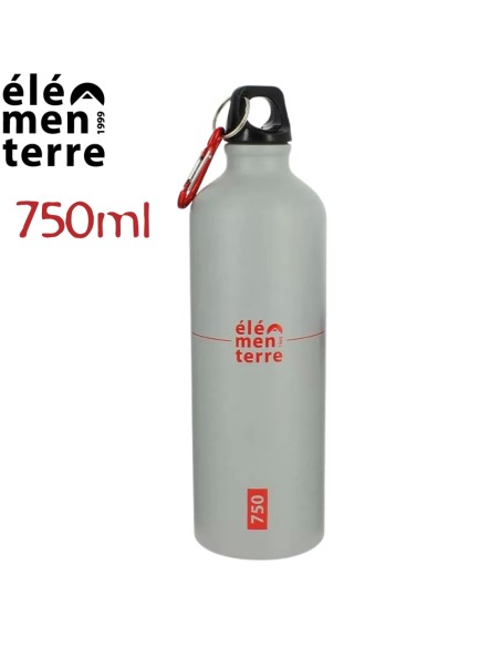 Poire 750 (gris/rouge) - 750 ml Botelle en aluminium - Elementer