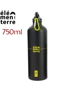 Poire 750 (noir/jaune) - 750 ml Botelle en aluminium - Elementer
