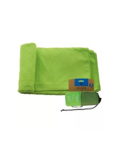 Oufa M (vert) - Serviette en microfibre médiane - Elementerre 2