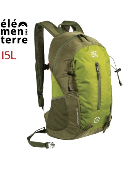 Sarawat (Verde) - Sac à dos de 15 litres idéal pour le trekking - Elementer