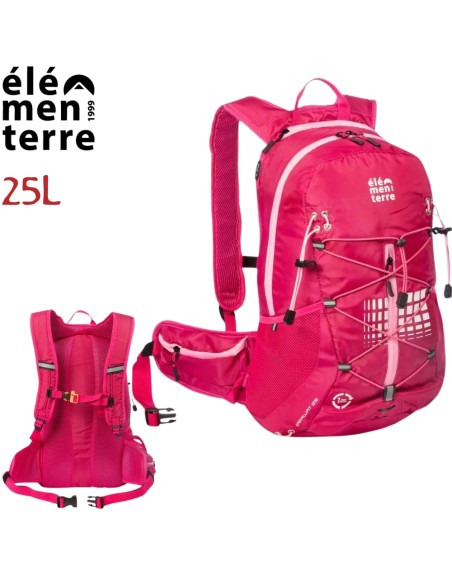 Sarawat (Rosa) - Sac à dos polyvalent de 25 litres - Elementer