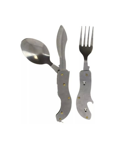 Coovy - Juego de cubiertos plegables de 3 piezas - Elementerre