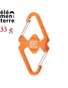 Dokara - Double Mosqueton en aluminium - Elementerre