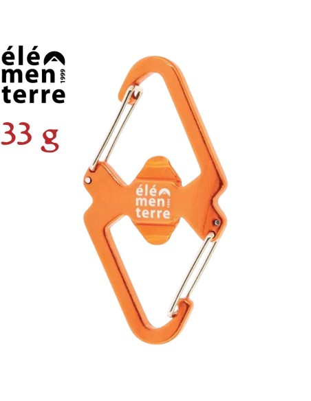 Dokara - Double Mosqueton en aluminium - Elementerre