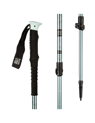 Habo (Azul) - Bat de trekking avec verrouillage rapide - Elementer