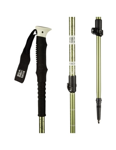 Habo (Verde) - Baton Trekking avec verrouillage rapide- Elementer
