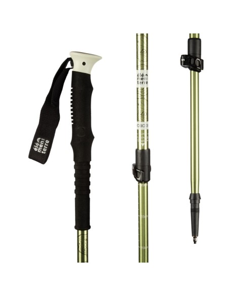 Habo (Verde) - Baton Trekking avec verrouillage rapide- Elementer