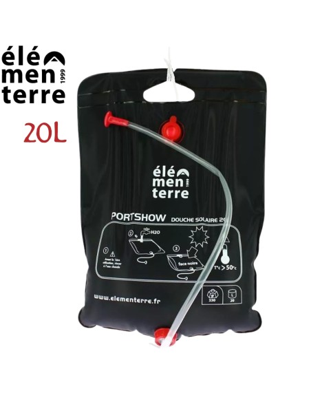 Portshow - Portable 20L Solar Ducha - Elementerre