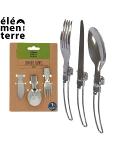 Courbes - Jeu de couverture pliable 3 pièces - Elementerre