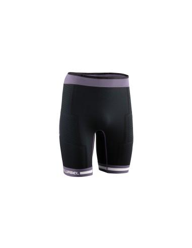 Short Spirit Flux (Negro/Lavanda) - Malla Court Trail running - Lurbel