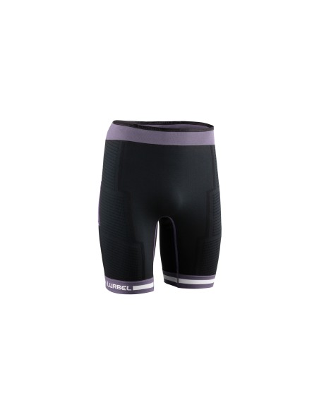 Short Spirit Flux (Negro/Lavanda) - Malla Court Trail running - Lurbel