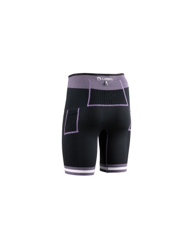 Short Spirit Flux (Negro/Lavanda) - Malla Court Trail running - Lurbel