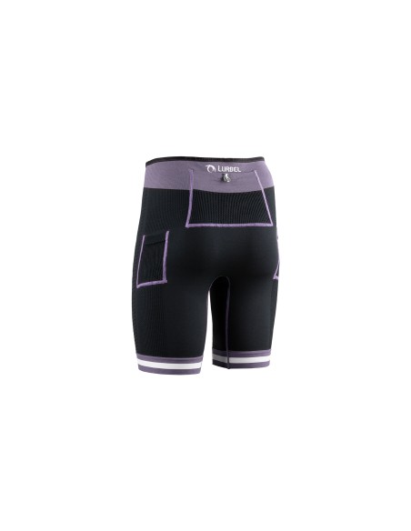 Short Spirit Flux (Negro/Lavanda) - Malla Court Trail running - Lurbel