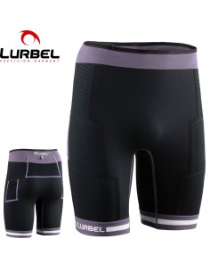 Short Spirit Flux (Negro/Lavanda) - Malla Court Trail running - Lurbel
