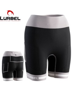 Short Spirit Flux W (Negro/Gris Ice) - Malla Courte piste pour les femmes - Lurbel