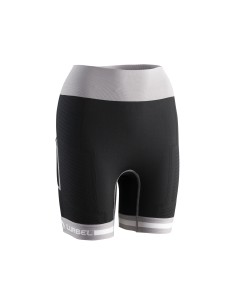 Short Spirit Flux W (Negro/Gris Ice) - Malla Courte piste pour les femmes - Lurbel 2