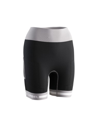 Short Spirit Flux W (Negro/Gris Ice) - Malla Courte piste pour les femmes - Lurbel