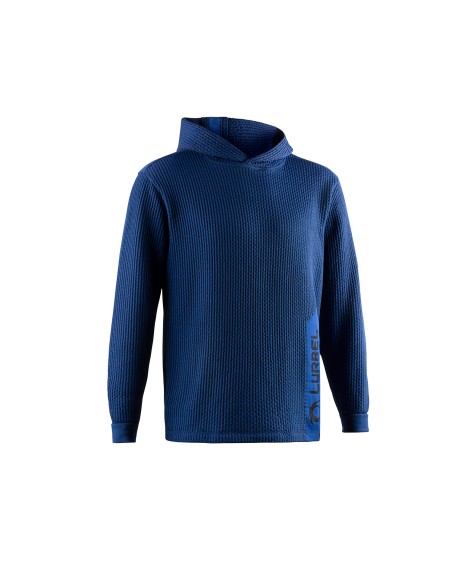Wave hoodie (Azul Royal/Negro) - sudadera con tallaje unisex - Lurbel