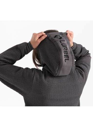 Wave hoodie (Gris Hielo/Negro) - sudadera con tallaje unisex - Lurbel