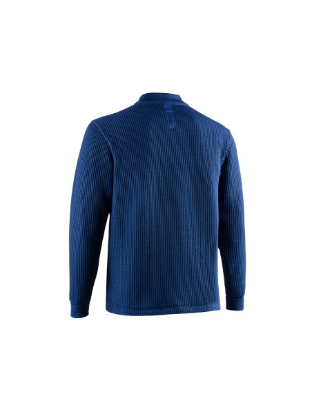 Pull Wave (Azul Royal/Negro) - pull avec fermeture à glissière au cou - Lurbel