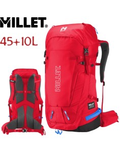 Peuterey Integrale 45+10L (Rouge - Rouge) - Sac à dos alpin et trekking - Millet