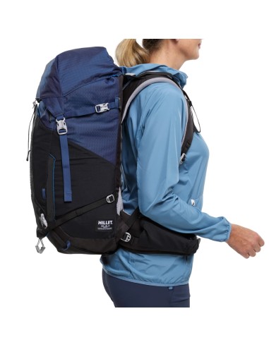 Ubic 40 Femmes (E-Noir / Bleu foncé) - Sac à dos polyvalent pour femmes - Millet