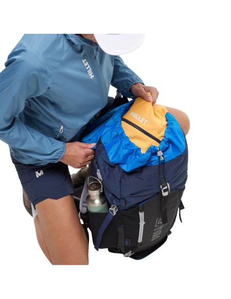 Ubic 40 Femmes (E-Noir / Bleu foncé) - Sac à dos polyvalent pour femmes - Millet