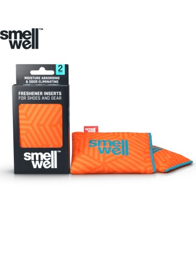 SmellWell Active (Geometric Orange) - Sacs désodorisants pour chaussures (même) - SmellWell