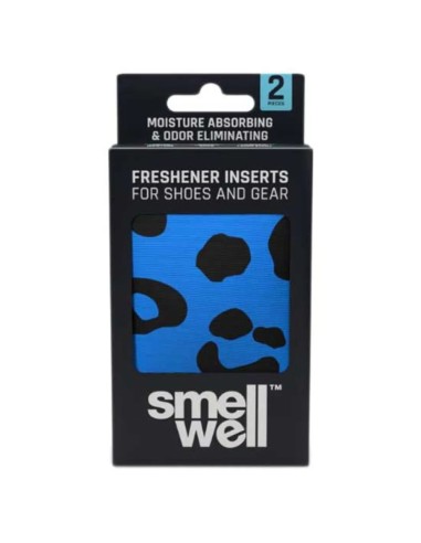 SmellWell Active (Leopard Blue) - Bolsas desodorantes para calzado (par) - SmellWell